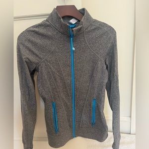 Iviva Zip Up Size 14. Like new.  Gray with blue details